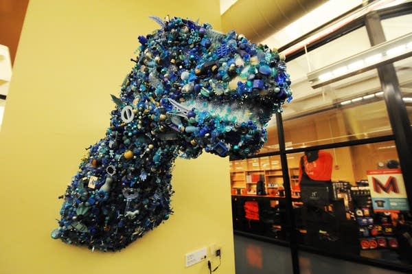 Poster Jan Elftmann's "Blue T-Rex"