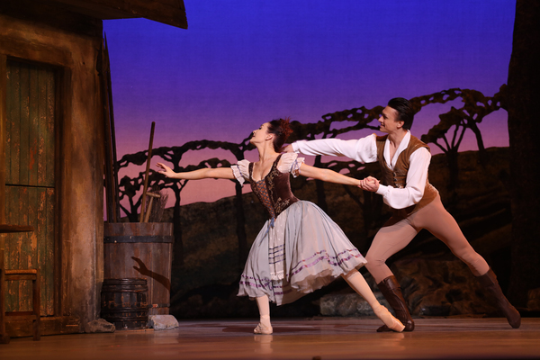 Principal dancers Elizaveta Gogidze and Oleksii Kniazkov of The United Ukrainian Ballet are performing Giselle at The Kennedy Center this week.