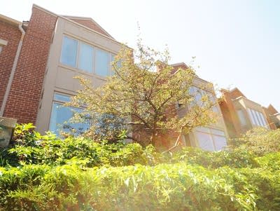 Lourdes Square Townhouses, former site of Industrial Exposition Building.
