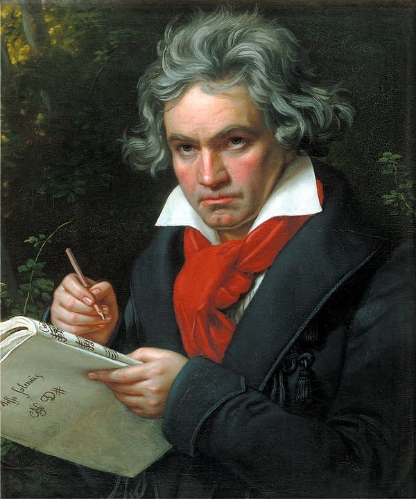 Beethoven working on the Missa Solemnis