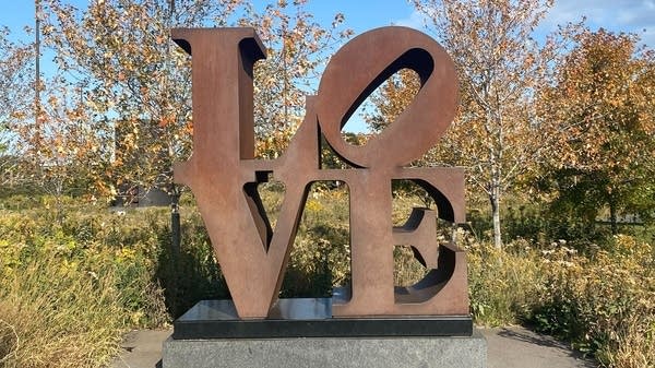 LOVE Robert Indiana Walker Sculpture