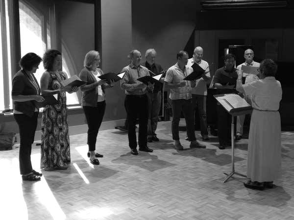 mpr choir after work rehearsal