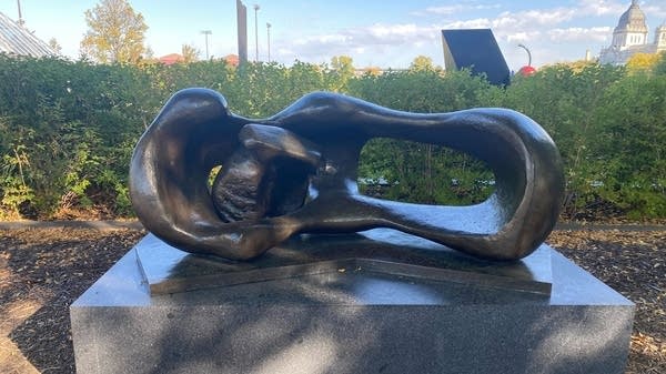 Reclining Mother and Child Walker Sculpture