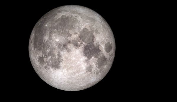 Poster Composite image of the moon