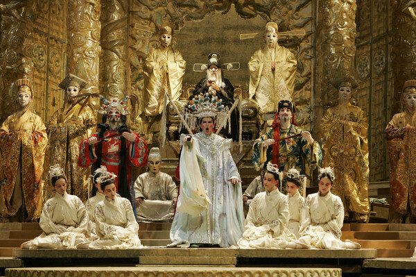Zeffirelli was known for his lavish productions. Above, Andrea Gruber performs the title role in his production of Puccini's Turandot in New York in March 2007.