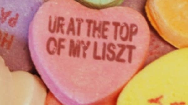 Poster Liszt Candy Heart