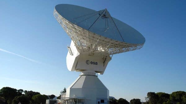 Poster A European Space Agency antenna located in Spain