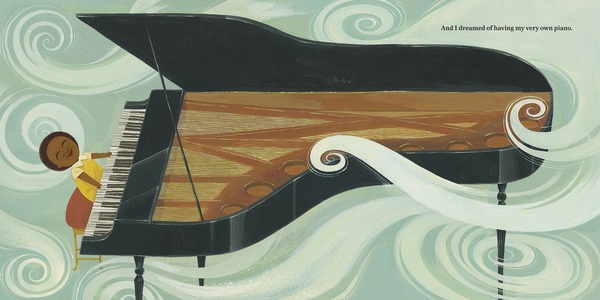 Co-written by Tonya Bolden with illustrations by Hayden Goodman, The Green Piano: How Little Me Found Music tells the story of Grammy winning singer Roberta Flack's early musical experiences with her family, her teachers and her first piano.